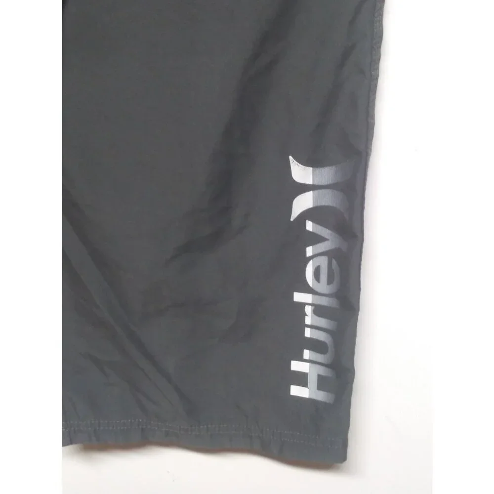 Hurley All Day Shorts Size 34 Gray Hybrid Quick Dry 4-Way Stretch Reflective